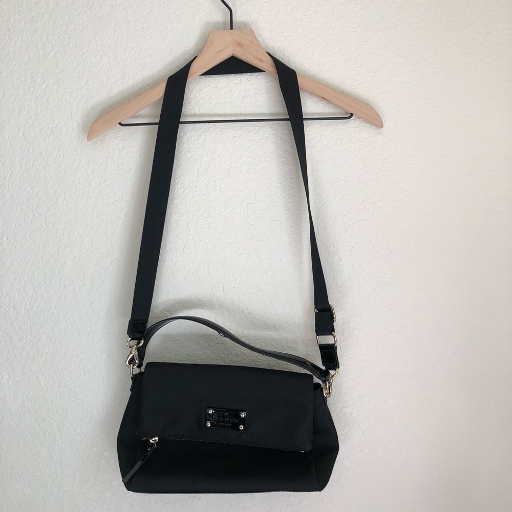 Kate Spade Black Nylon Crossbody Bag
